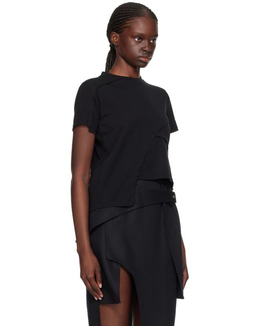 T-shirt déconstruit noir HELIOT EMIL en coloris Black