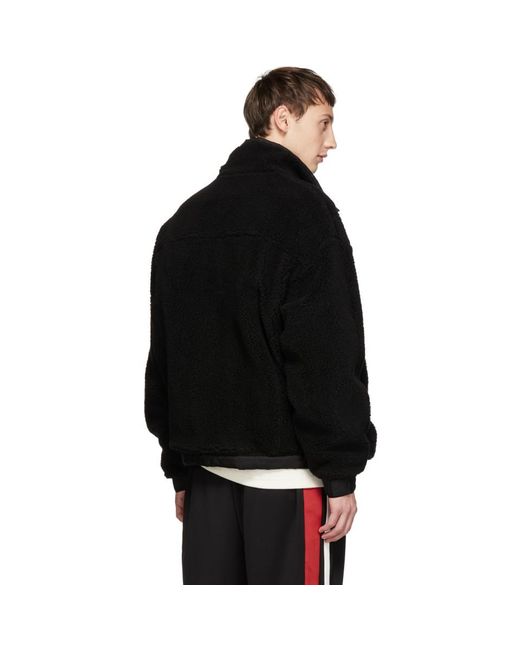 ADER error Reversible Black Fleece Jacket for Men | Lyst Canada