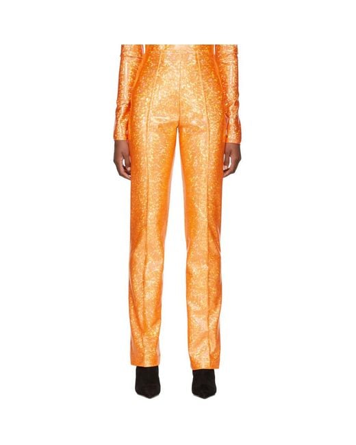 Saks Potts Orange Shimmer Lissi Trousers
