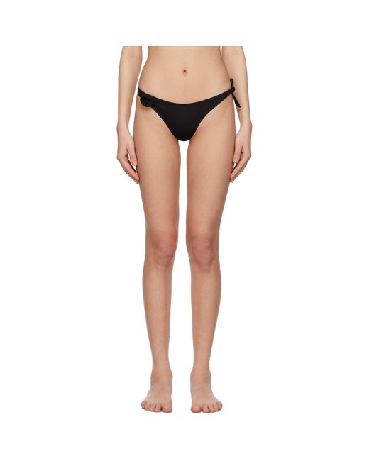Coperni Black Flower Bikini Bottom