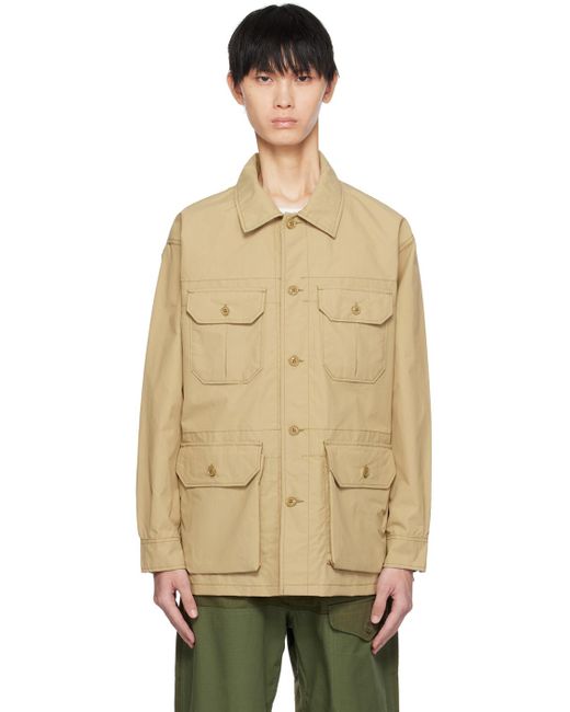Engineered Garments Natural Khaki Suffolk Jacket for men