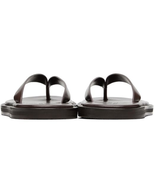Studio Nicholson Black Curren Flip-Flops for men