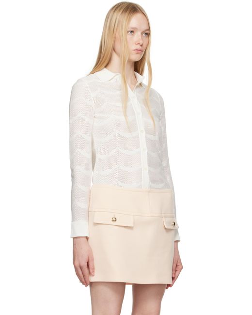 Tom Ford Natural Off- Knitted Shirt