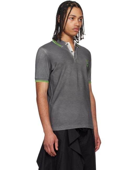 Craig Green Black Fred Perry Edition Tennis Polo for men