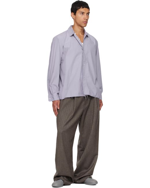 Camiel Fortgens Folded Shirt in Gray for Men | Lyst