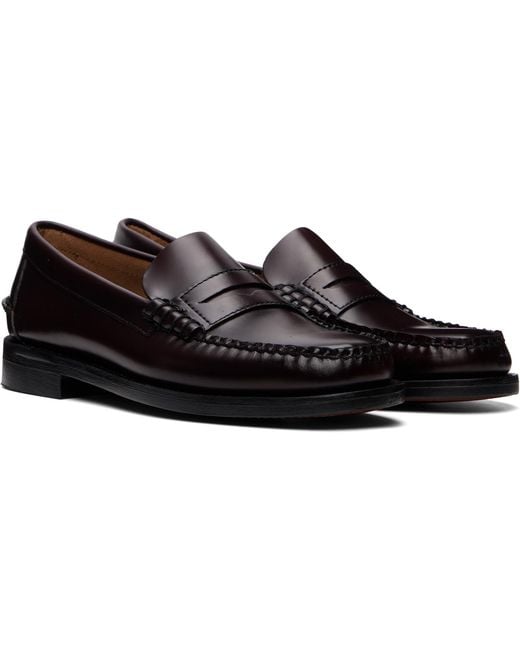 Sebago Black Classic Dan Loafers for men