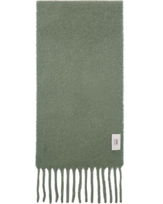 AMI グリーン Ami De Coeur オーバーサイズ マフラー Green