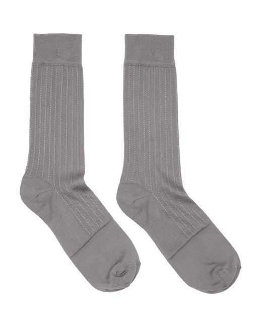 Marni Gray Silk Socks