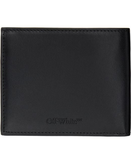 Off-White c/o Virgil Abloh Blue Bookish Arrow Spray Bifold Wallet for men