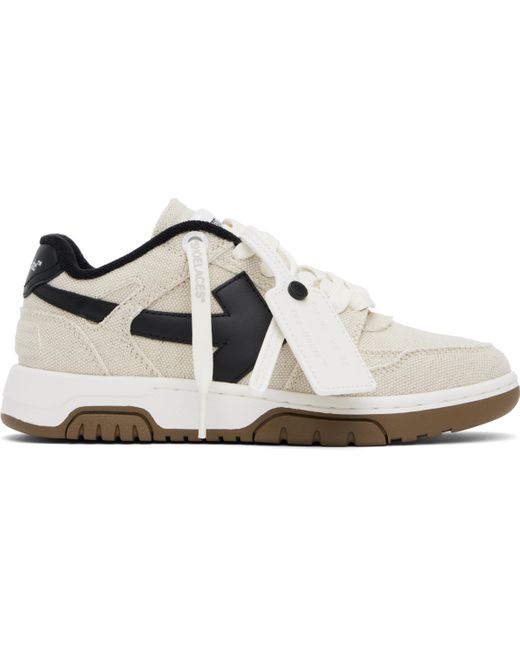 Off-White c/o Virgil Abloh Black Slim Out Of Office Sneakers