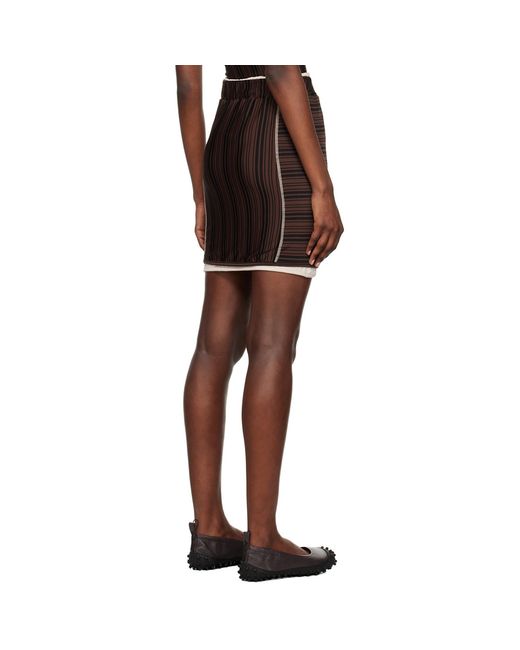 Sunnei Black Doppia Mini Skirt