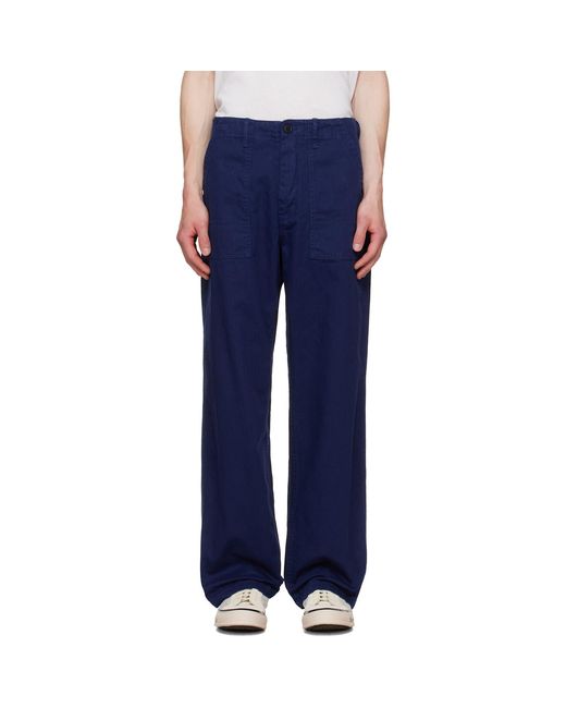 Nudie Jeans Blue Tuff Tony Trousers for men