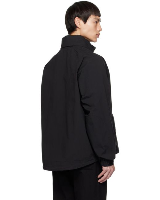 Uniform Bridge Black Fishtail Jacket for men