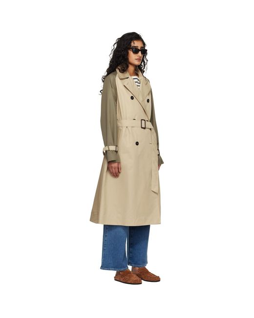Weekend by Maxmara Blue Canasta Trench Coat