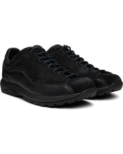Diemme Black Bardolino Suede Sneakers for men