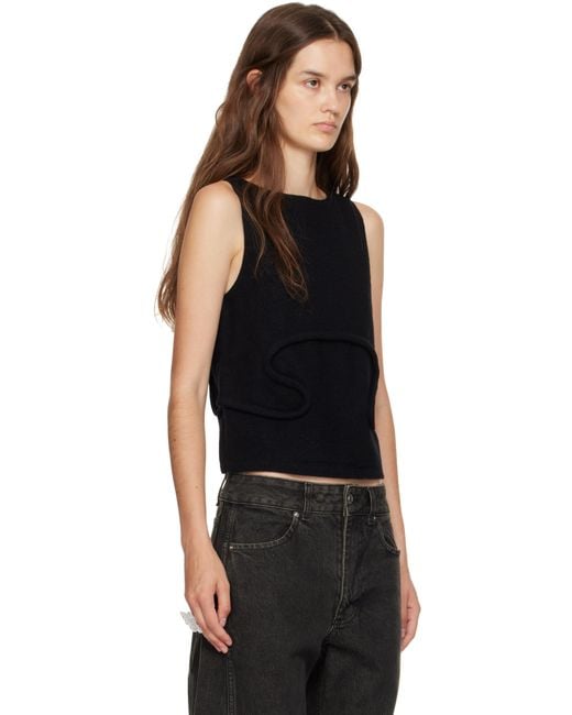 Eckhaus Latta Black Pallas Tank Top