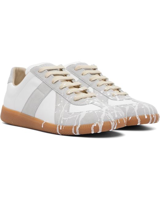 Maison Margiela White Replica Sneakers for men