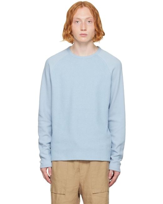 Vince Blue Raglan Sweater for men