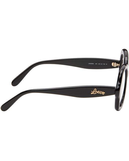 Loewe Black Curvy Glasses for men