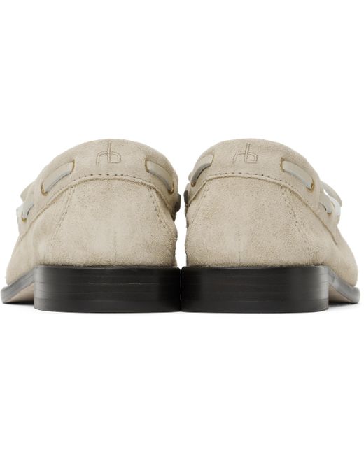 Rag & Bone Carter Suede Boat Loafers in Mint main image 0
