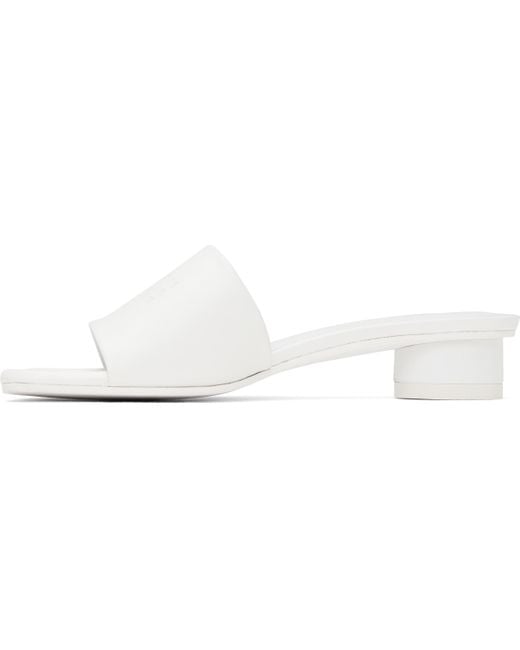 MM6 by Maison Martin Margiela Black Anatomic Heeled Sandals