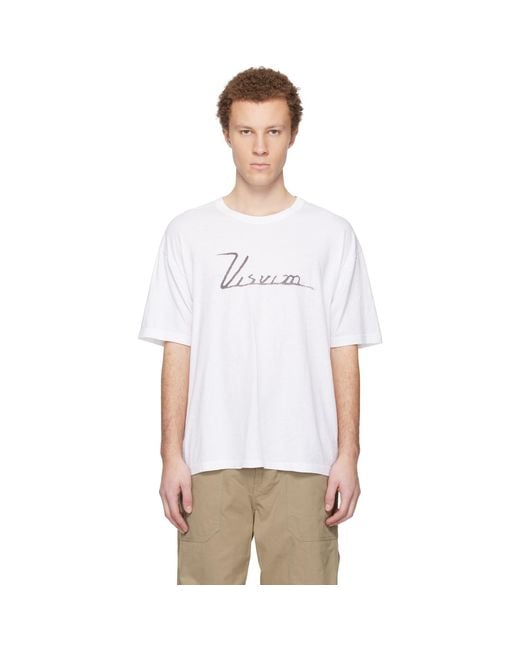 Visvim White Jumbo S/S T-Shirt for men