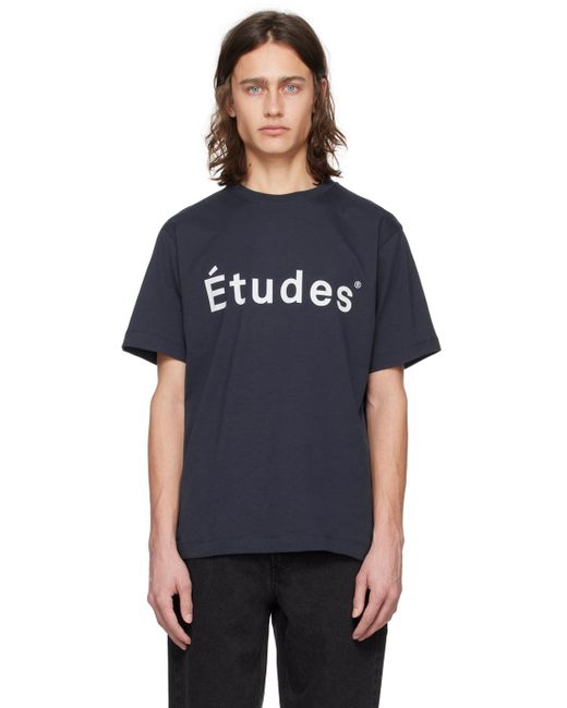 メンズ Etudes Studio Études ネイビー Wonder Études Tシャツ Blue