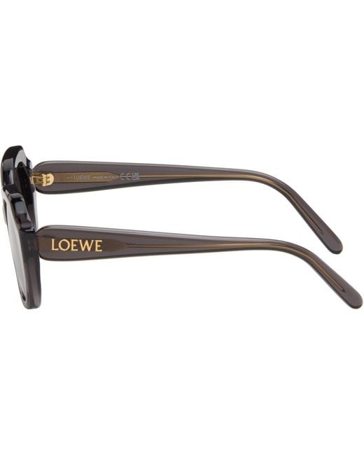 Loewe Gray Slim Sunglasses for men
