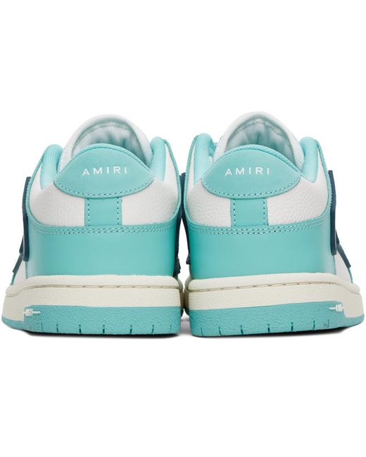 Amiri Multicolor Skel Panelled Leather Low-top Trainers