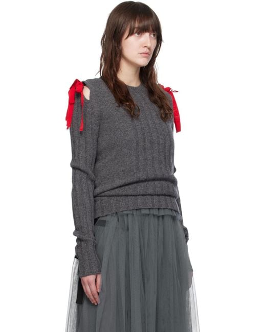 Molly Goddard Black Ozzy Sweater