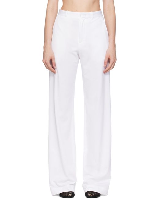 Marie Adam-Leenaerdt White Classic Trousers