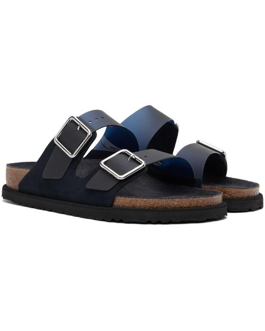 Birkenstock Black 1774 Arizona Pvc Milky Sandals for men