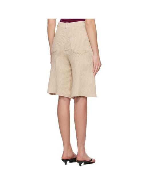 AYA MUSE Natural Cae Shorts