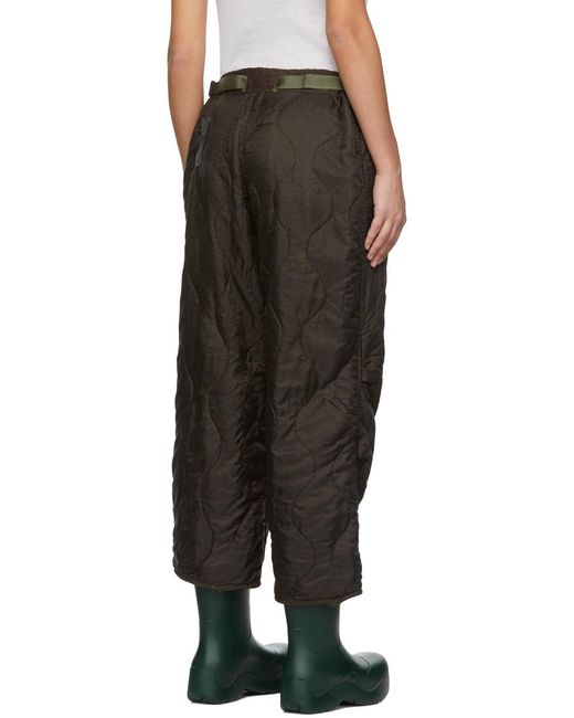 Pantalon Brun En Polyester NOTSONORMAL en coloris Black