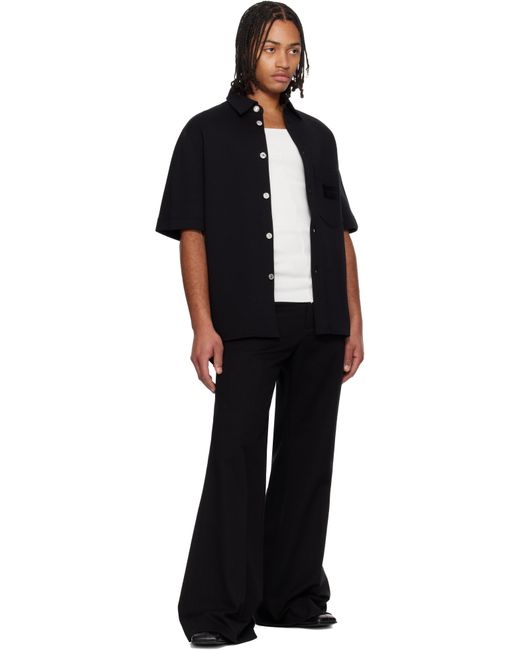 Chemise Noire À Écusson À Logo Givenchy pour homme en coloris Black