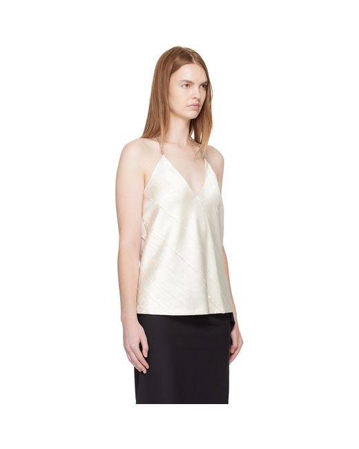 Sportmax White Off- Lingerie Top