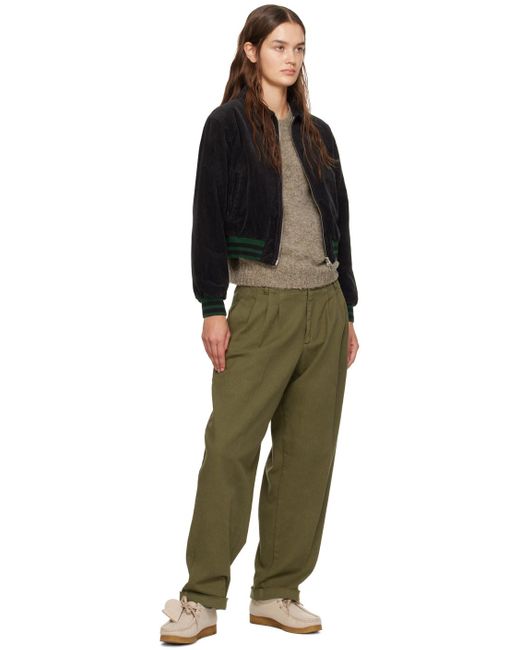 YMC Green Keaton Trousers