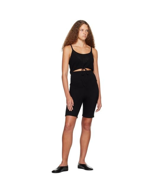Leset Black Jasmine Tank Top