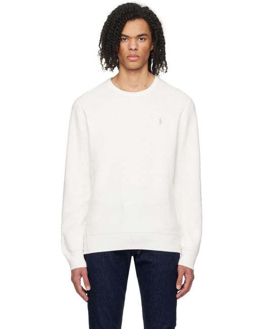 Polo Ralph Lauren Off-white Textured Sweater for men