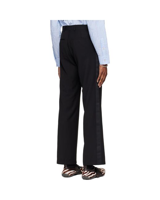 Wales Bonner Black Alto Trousers for men
