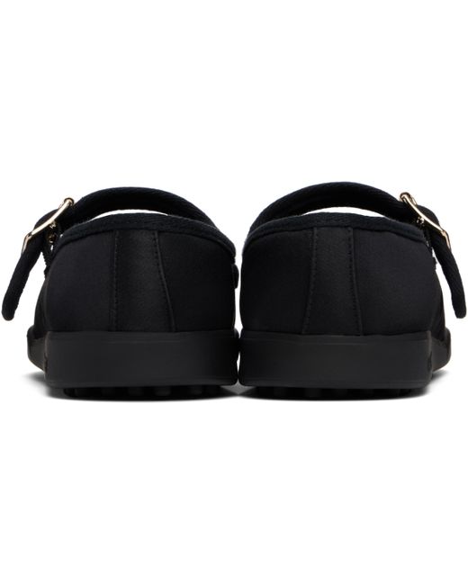 A.P.C. Black Moe Mary Jane Ballerina Flats