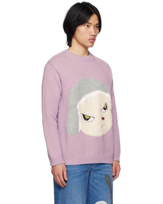 Stella McCartney Multicolor Purple Mission Sheep Sweater for men