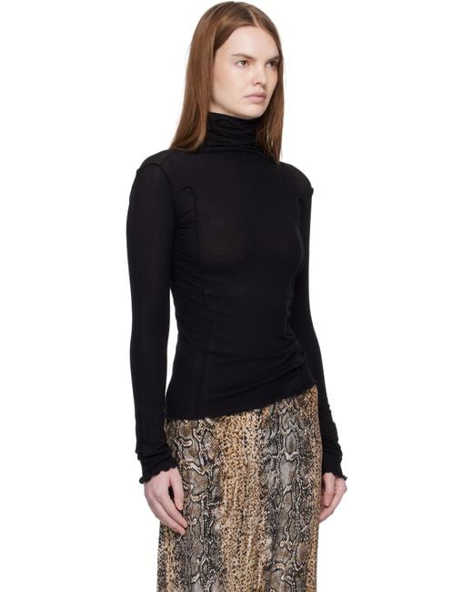 Baserange Black Omato Turtleneck