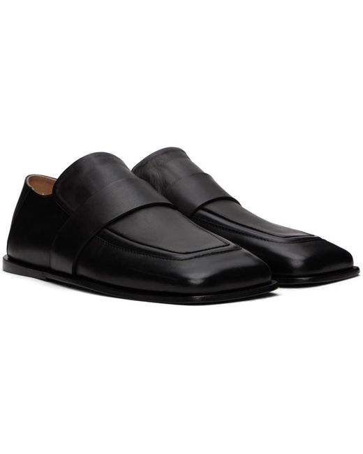Marsèll Black Spatola Loafers for men