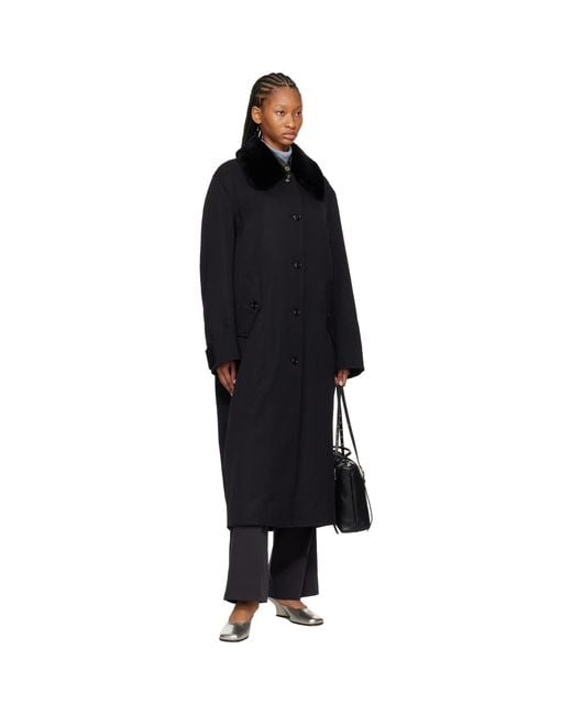 Our Legacy Black Tundra Coat