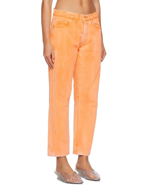 NOTSONORMAL Orange High Jeans