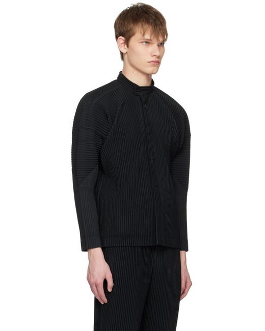 Homme Plissé Issey Miyake Homme Plissé Issey Miyake Black Monthly Color March Shirt for men