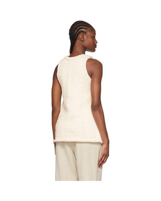 Puppets and Puppets White Organic Cotton Sweater