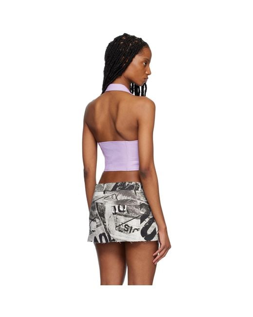 Miaou Black Purple Hannah Jewett Edition Mara Corset