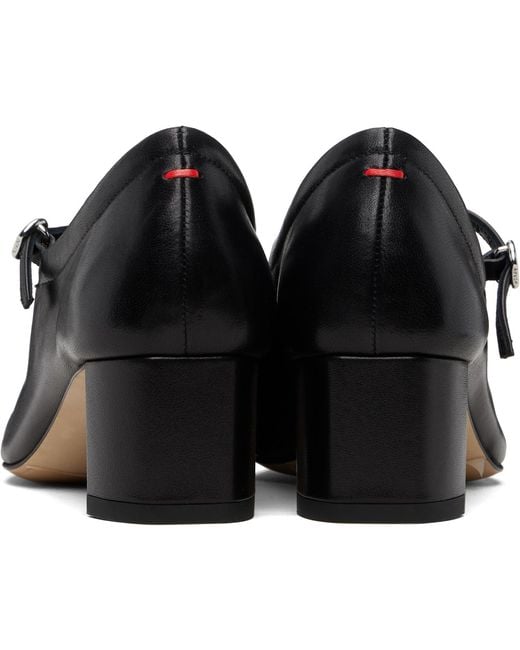 Aeyde Black Lina Heels